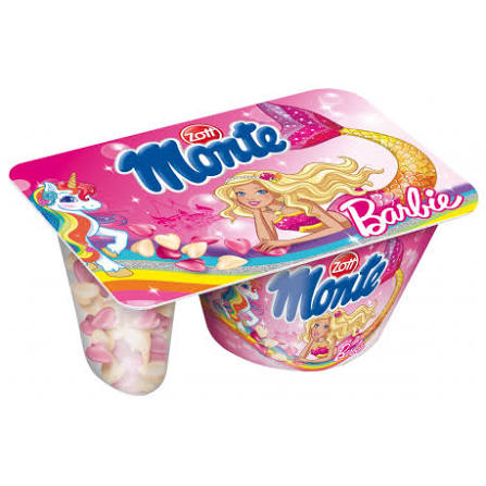 Zott Monte Barbie/Hot Wheels 125Gr