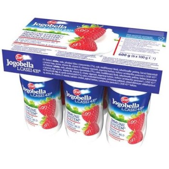 Zott Jogobella L.casei 600Gr Eper/Barack 6Dbs.
