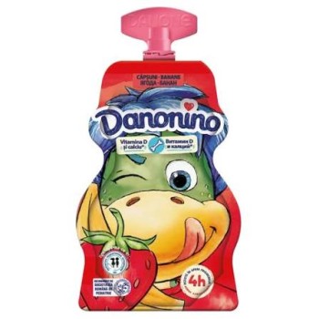 Danonino Jogh.pouch 70Gr Eper-Banán