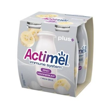 Actimel Jogh.ital Plus+ 4X100Gr Banán