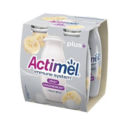 Actimel Jogh.ital Plus+ 4X100Gr Banán