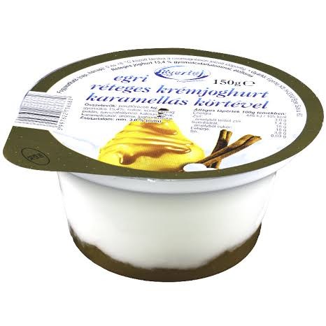 Egri Réteges Krémjoghurt 150Gr Karamell+Körte
