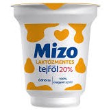 Mizo Tejföl Laktózment. 150Gr 20%