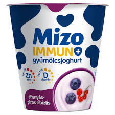 Mizo Immun+ Gyümölcsjogh.125Gr Áfonya-Pir.rib