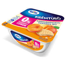 Milli Krémtúró 90Gr 0% Cukor Sárgabarack-Keksz