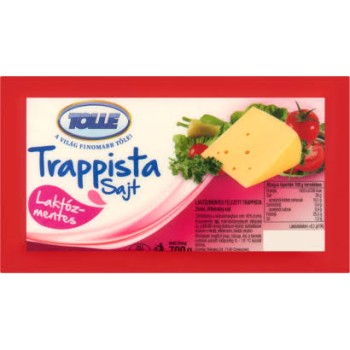 Tolle Trappista Sajt 700Gr Laktózment.felezett