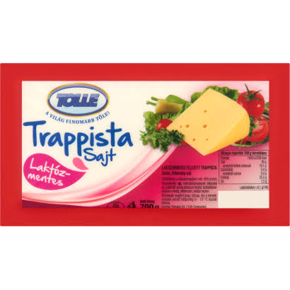Tolle Trappista Sajt 700Gr Laktózment.felezett