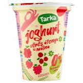 Tarka Joghurt 150Gr 0% Cukor Vörösáf.-Málna