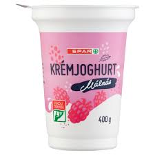 Spar Krémjoghurt 400Gr Málnás