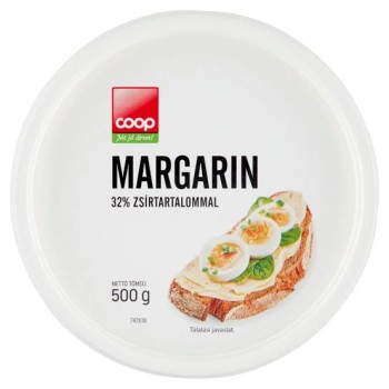 Coop Margarin 500Gr 32% Zsírtart.