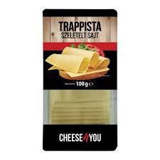 Cheese4You Szeletelt Sajt 100Gr Trappista