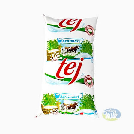 Szatmári Tej 2,8% 1L Poli Zacsis