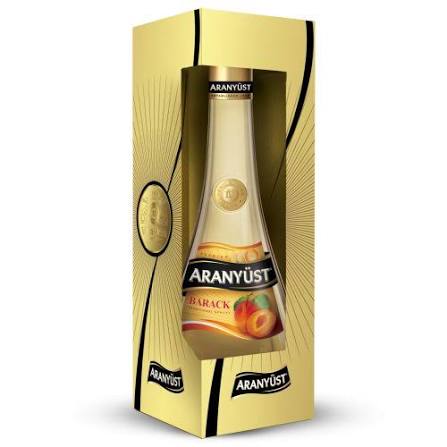 Aranyüst Szesz.it.0,5L Barack Díszdob *