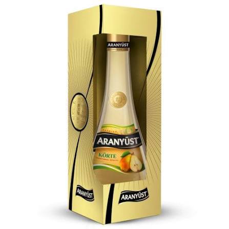 Aranyüst Szesz.it.0,5L Körte Díszdob *