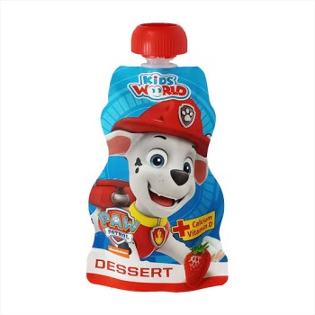 Kids World Túrós Dessz.80Gr Epres Mancs.jára